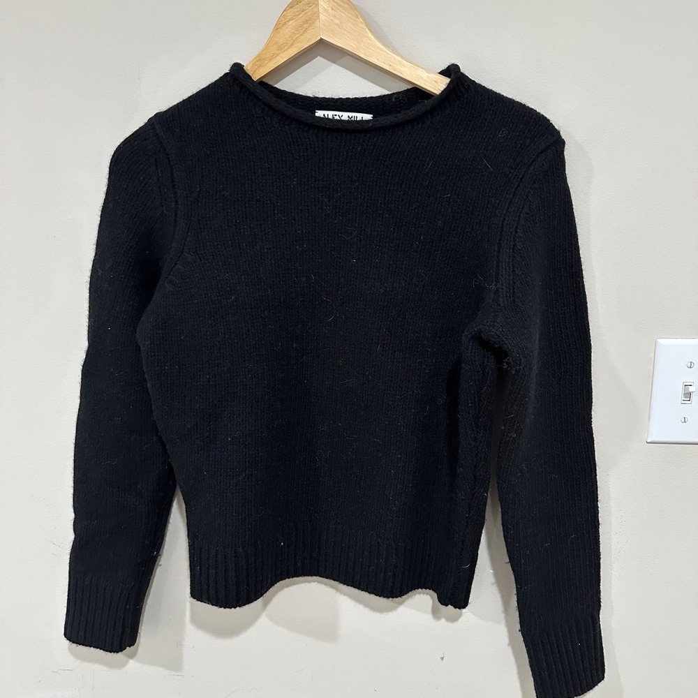 Alex Mill Rollneck Sweater Black XS